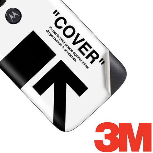 Black and White Arrows Moto E5 Play Skin